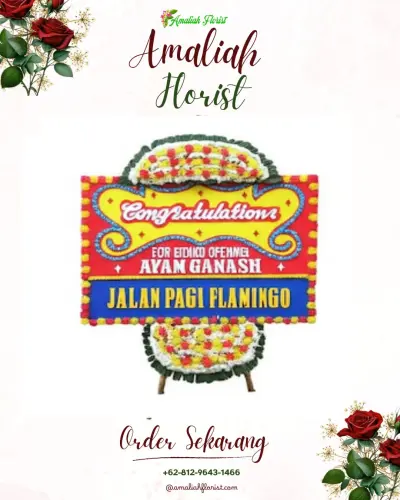 Bunga Papan Congratulation di Rawapanjang